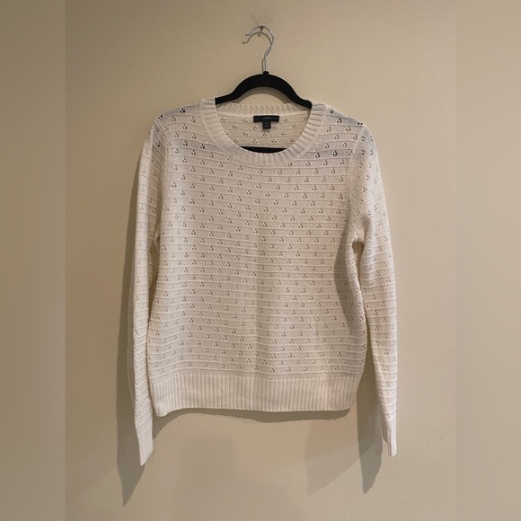 J. Crew Cream Sweater - Picture 1 of 5